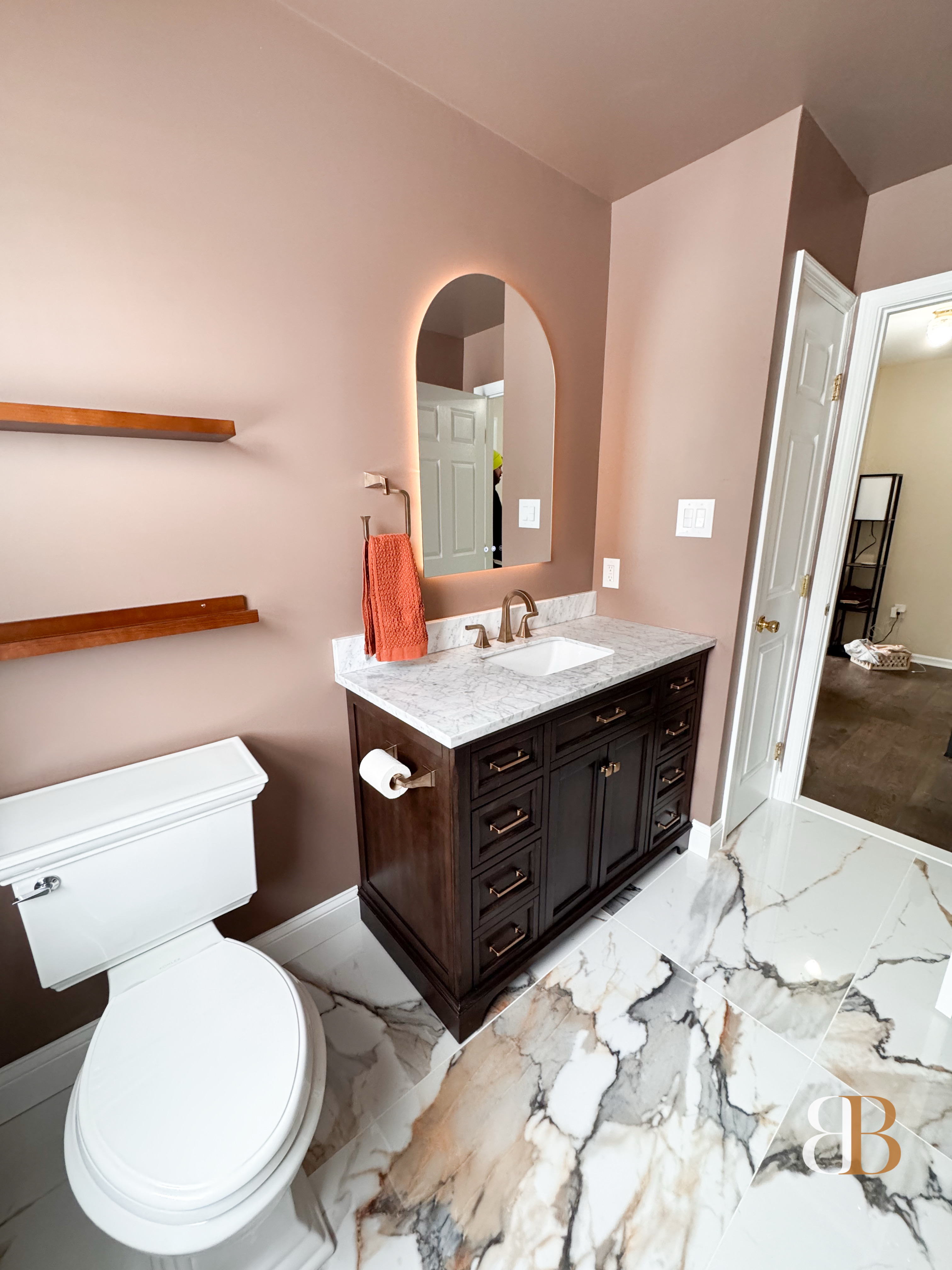 Transitional bathroom remodel in Blue Bell by B&B Associates Creations — photo 3